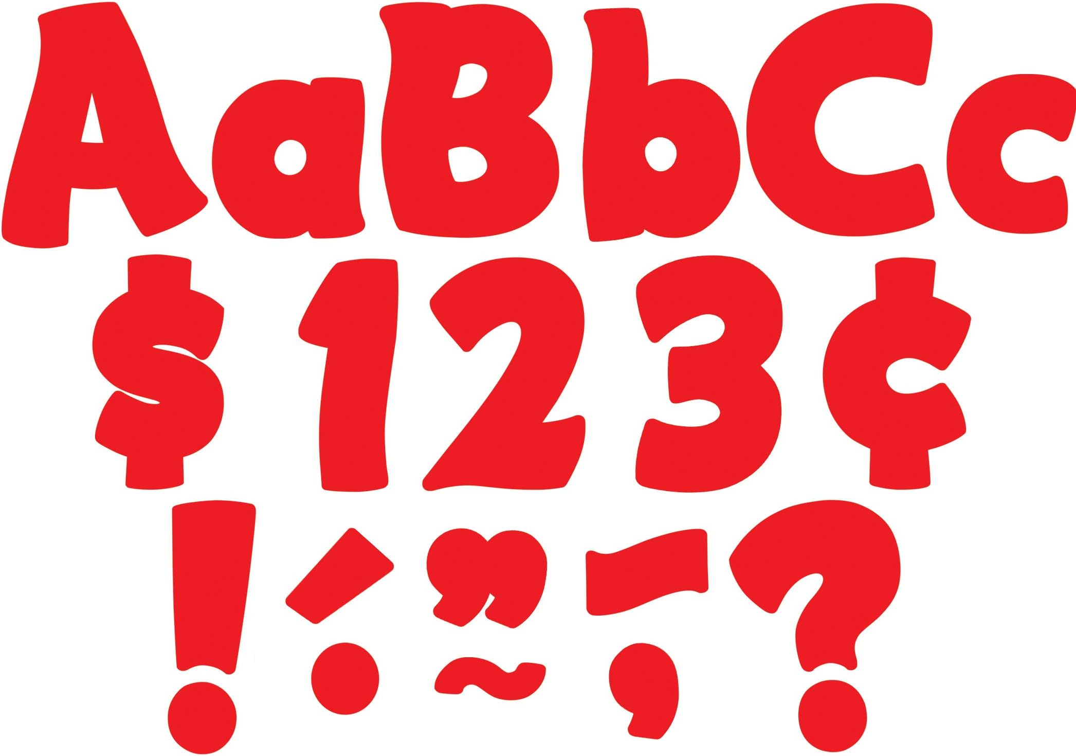 Red Fantastic 4" Letters Combo Pack (TCR5821)