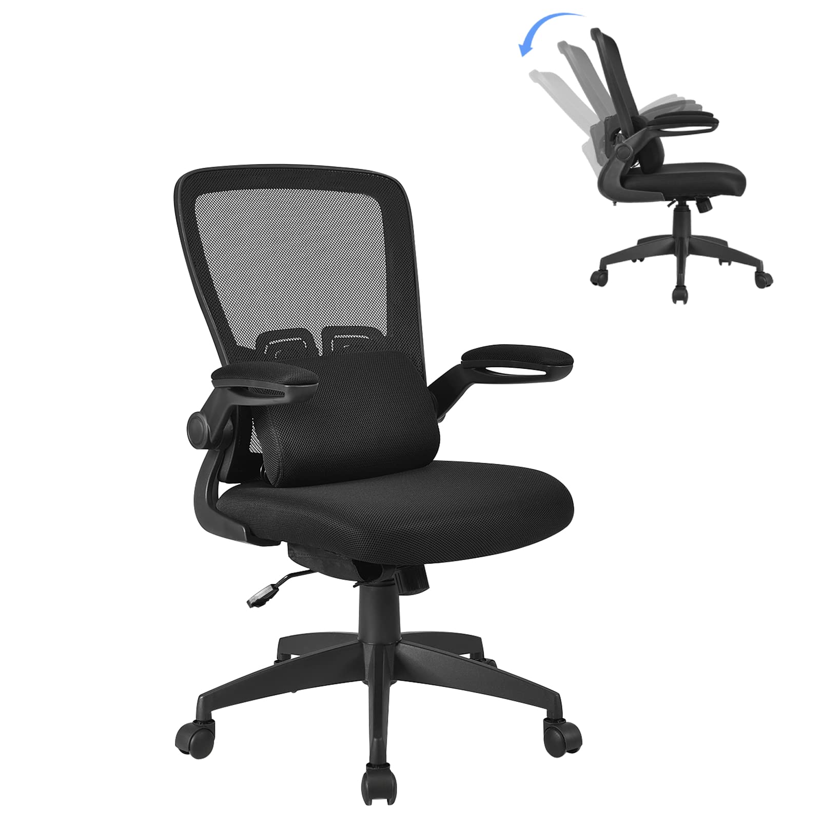 Buy COSTWAY Mesh Office Chair, Mid/High Back Ergonomic Executive Task