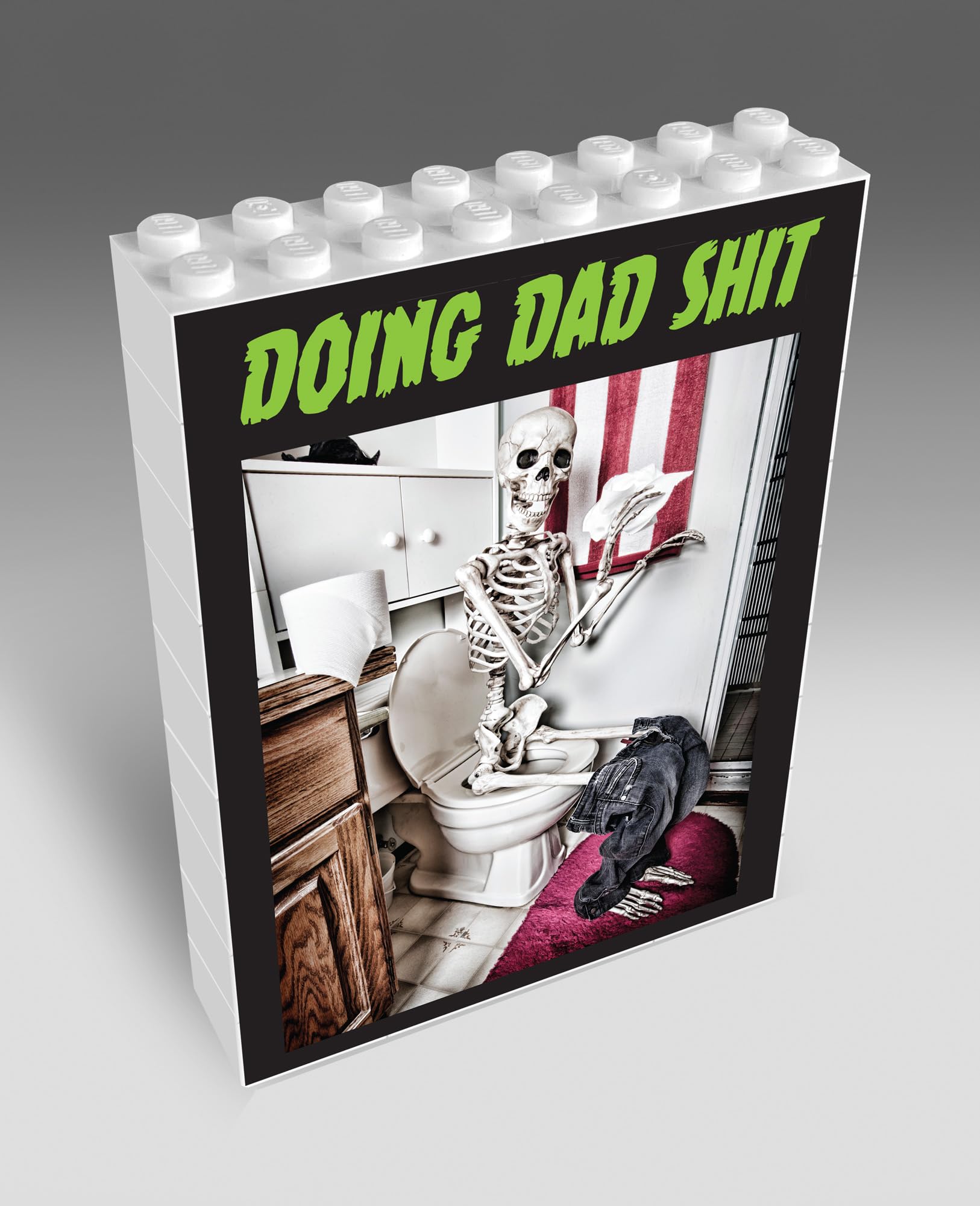 Star Online Funny Dad Gifts From Daughter Son Fathers Day Building Block Bricks Present for Grandad (Dad Shit) - 20 Pieces