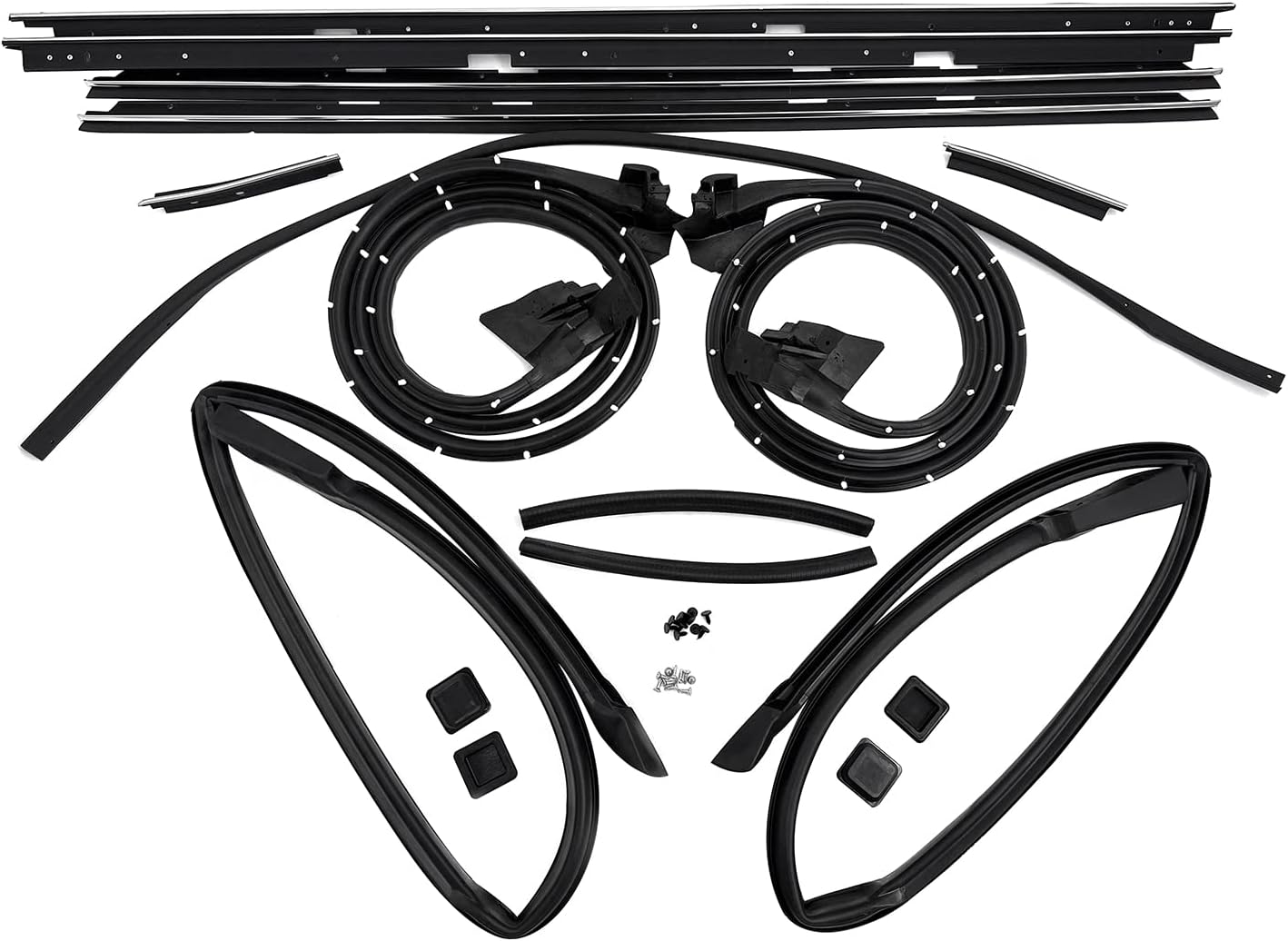 FLIBEN Door Tailgate Weatherstripping Seal Kit Compatible with El Camino 19781987