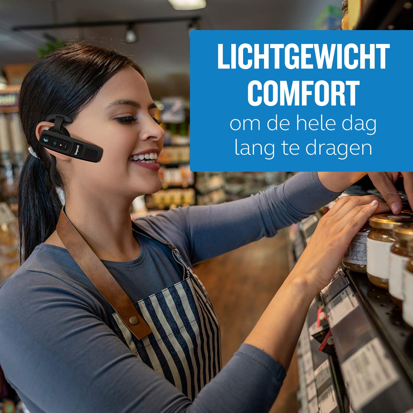 Jabra BlueParrott C300XT MS 80 NoiseCancelling Compact Wireless