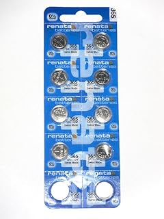 New Renata 10 Pcs/ 1 Card Silver Oxide Battery SR1116W, 365