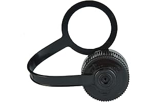 Nalgene 38mm Plastic Narrow Mouth Replacement Black Cap
