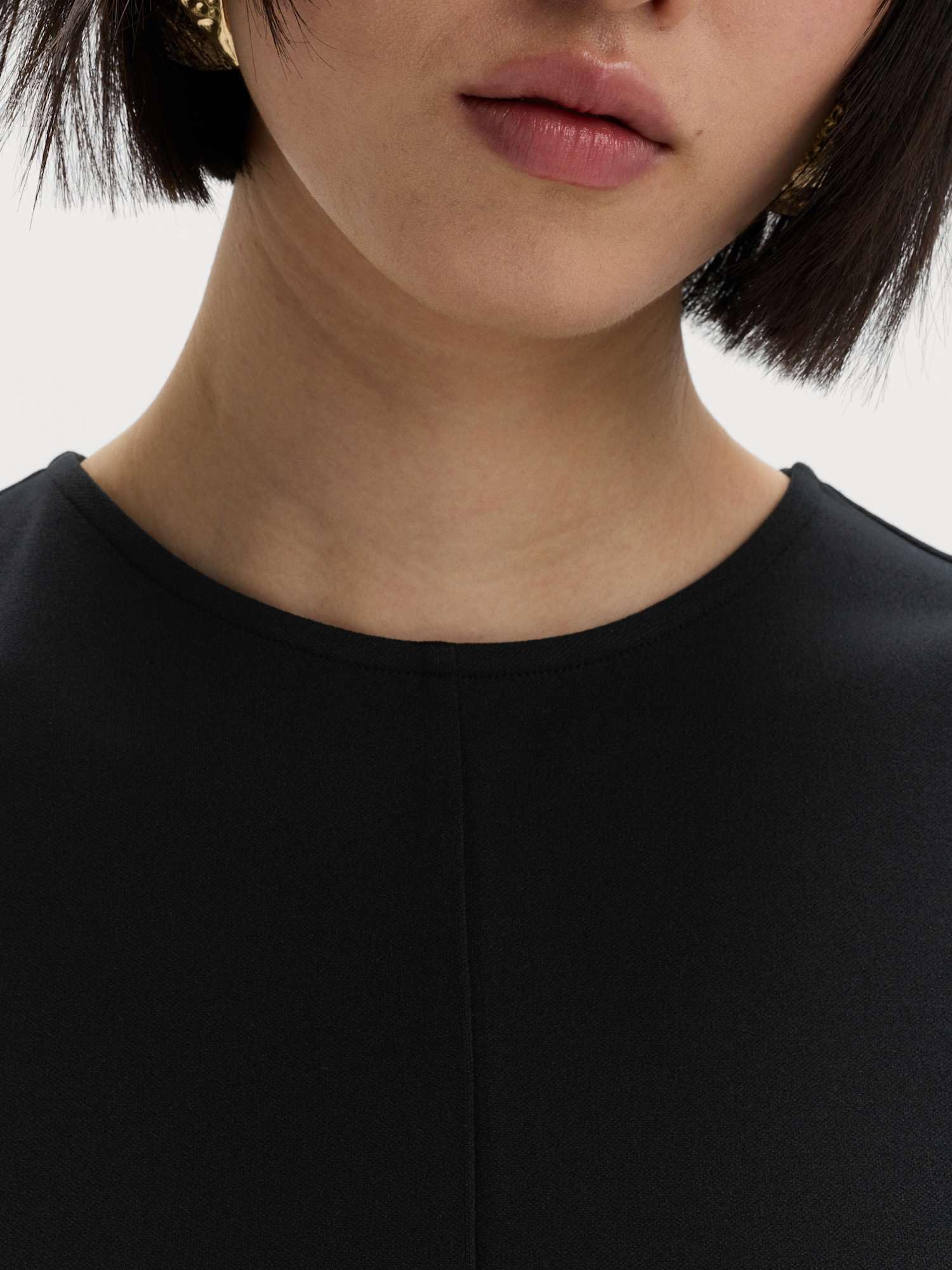 Marks & Spencer Haut Péplum sans Manches Ajusté Femme, avec Stretch