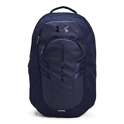 Under Armour Hustle 6.0 Pro Backpack Backpack Bags Midnight Navy/Midnight Navy/Metallic Gold, Mesh/Polyester/Tricot