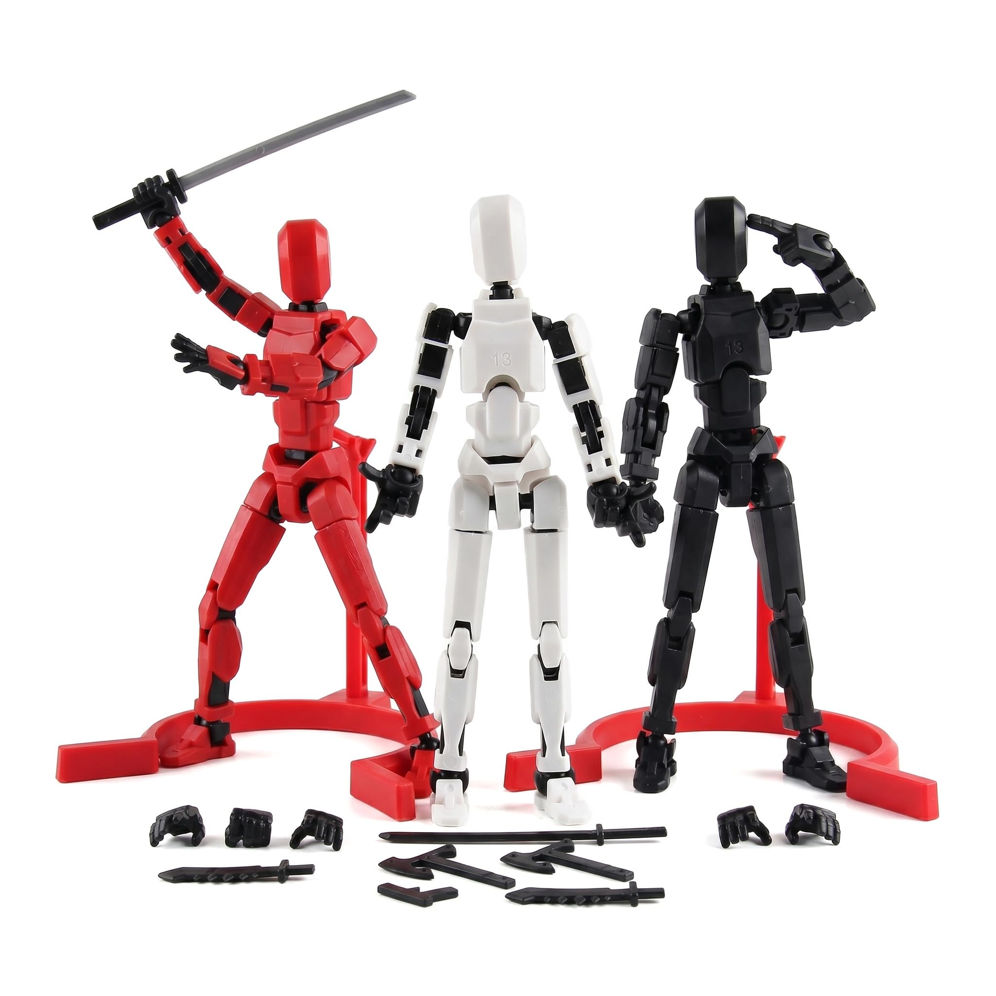ガルタン マンマシーン フルアーマー 武器セット 参加賞ミニフィギュアセット Dummy 13 Assembly Complete Action Figure,Luck 13 Multi-Jointed