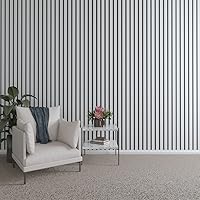 Vista 28 de Ekena Millwork Kit de panel de pared de listones de madera ajustables de 47 pulgadas de alto x 3/8 pulgadas de alto, con listones de 2 pulgadas