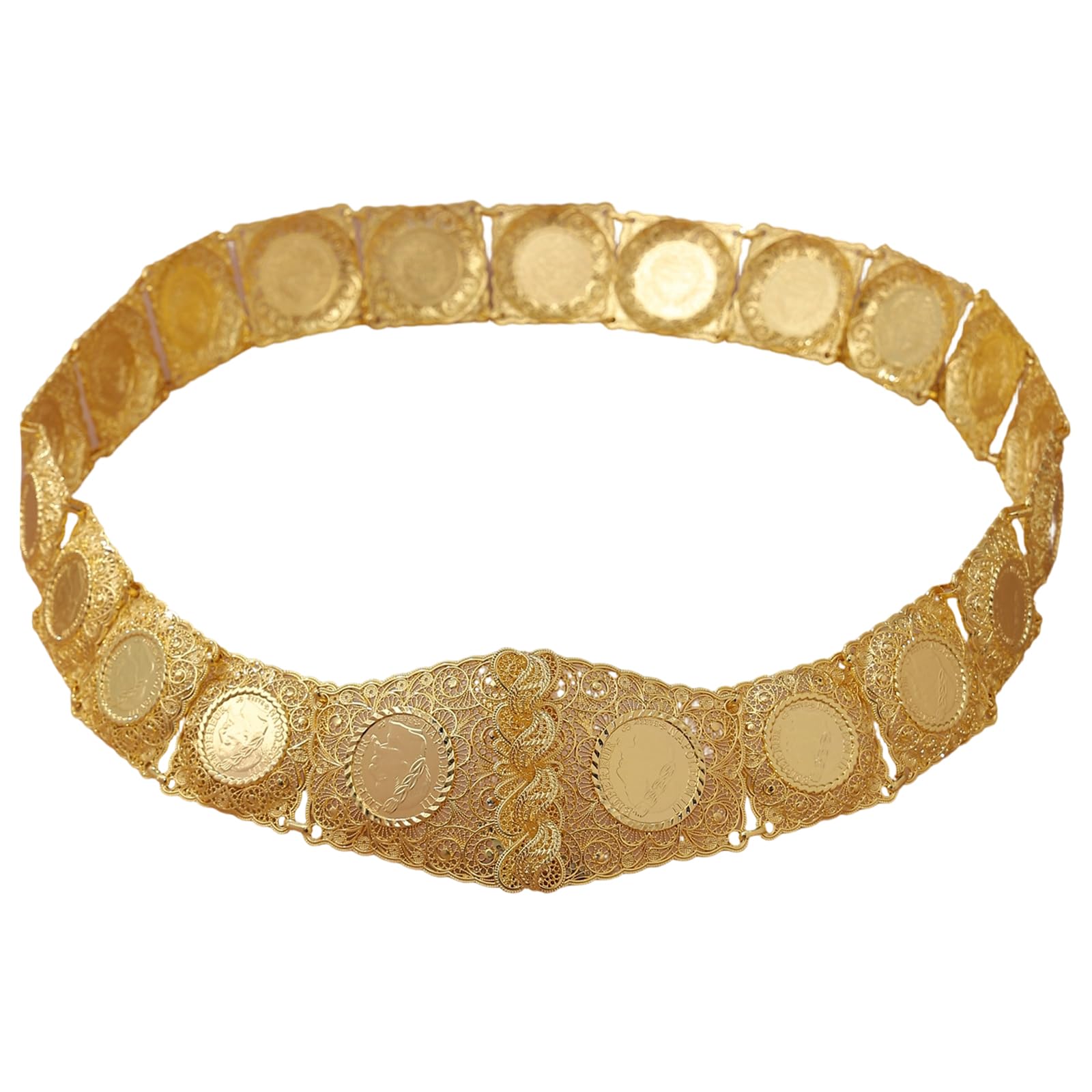 Catena per ombelico con motivo floreale color oro per abiti da sposa da spiaggia, accessori per cintura, lussuosa cintura in vita per festival di musica teatrale, jeans, abiti