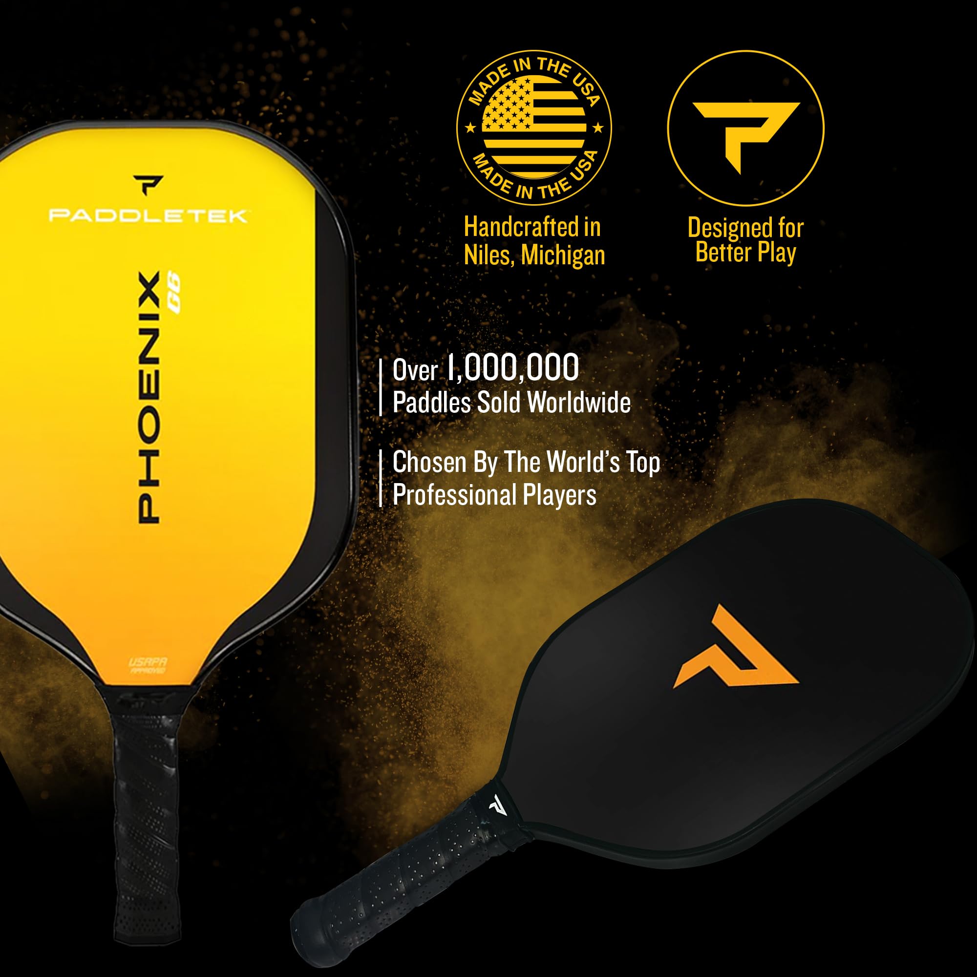 Amazon | Paddletek Phoenix G6 ピックルボールパドル