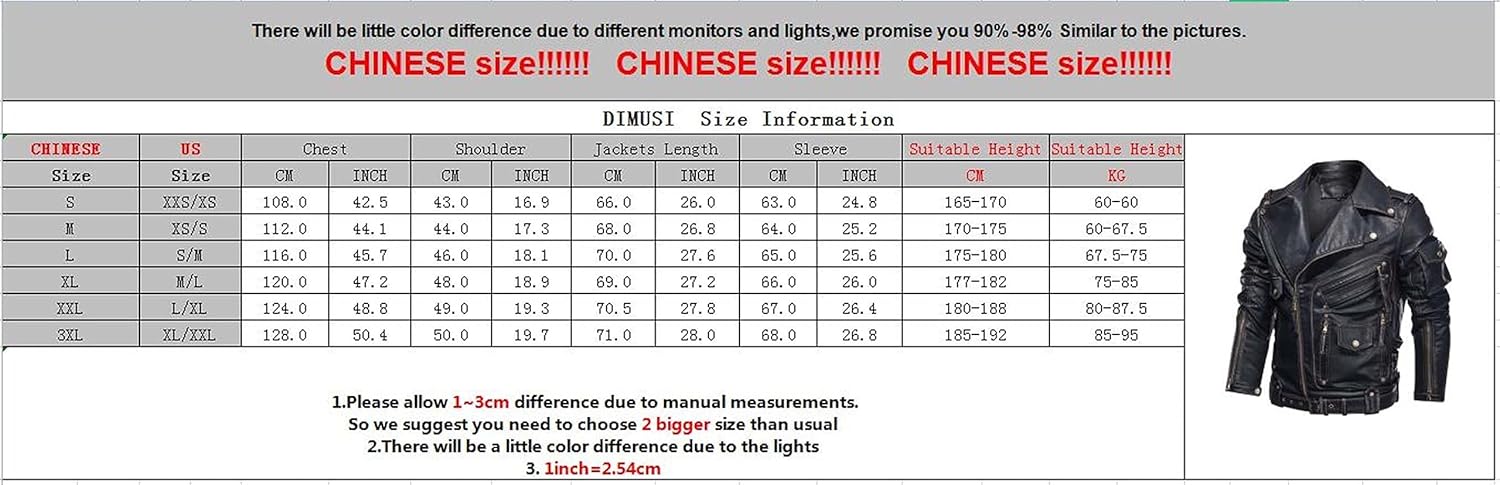 Dcvmvmn Winter Men's Leather Jacket Fashion Slim Zipper Biker Jacket 2023 Men's Jackets