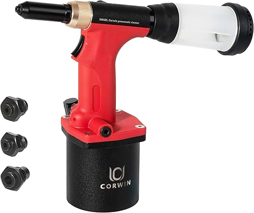 CORWIN KW60L - Pistola remachadora hidráulica de auto succión neumática