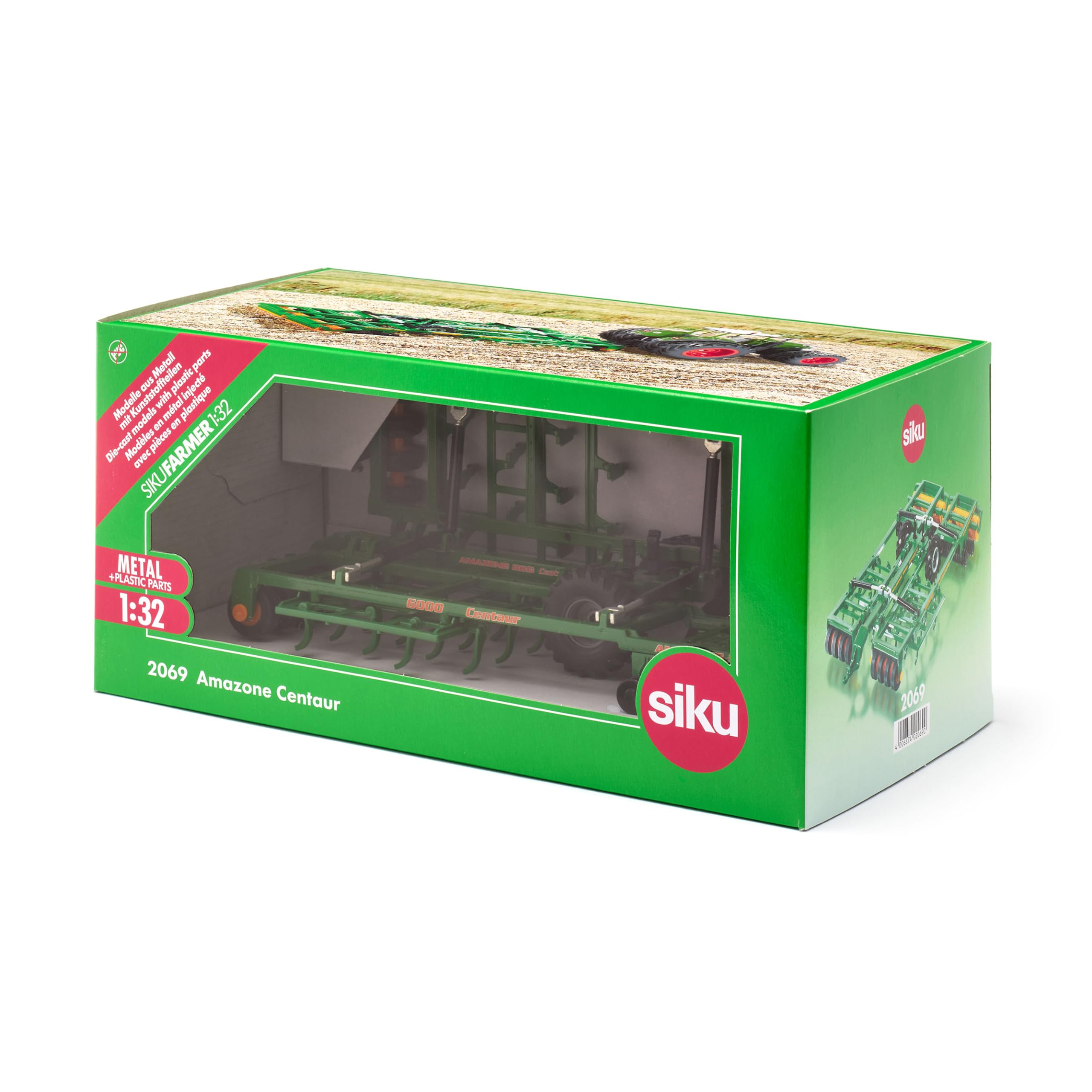 Amazon.com: siku 2069 Amazone Centaur 1:32 Metal/Plastic Green