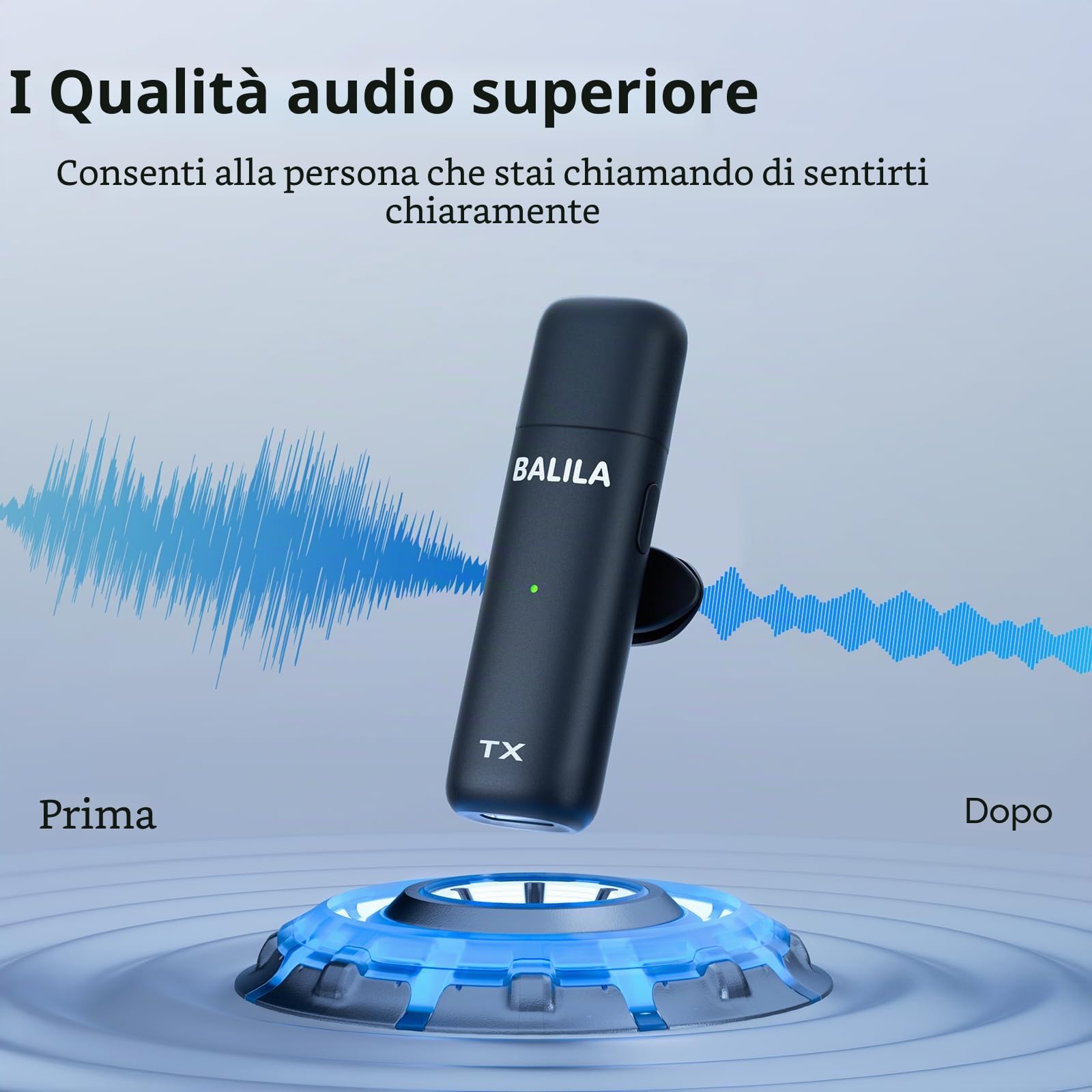 Altoparlante per Conferenze Wireless con 10 Microfoni Lavalier, Cancellazione Rumore AI, 360° di ricezione vocale, Compatibile con Zoom/Teams/Skype, per Webinar e Smartworking