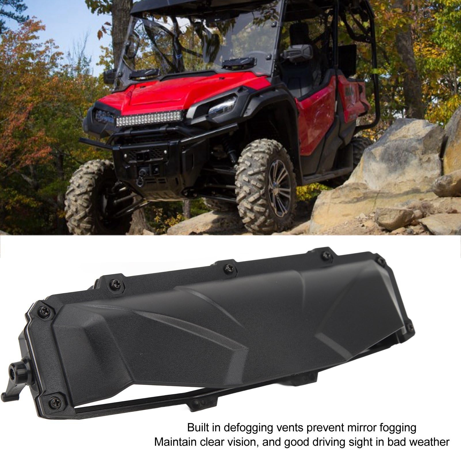 AMONIDA Kit per Parabrezza UTV, Compatibile con UTV a Caricamento