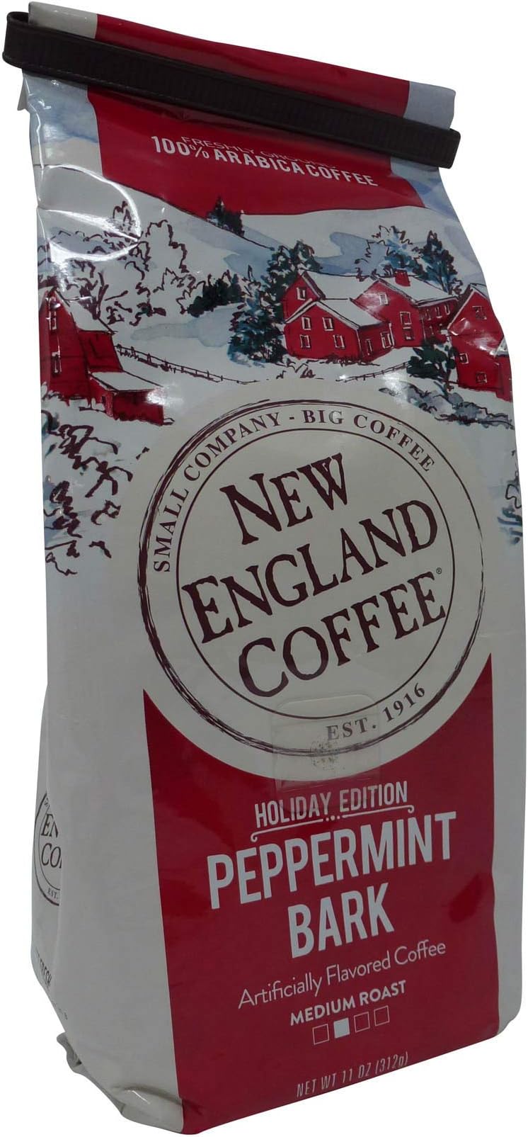 Peppermint Bark Medium Roast Ground Coffee Holiday Edition