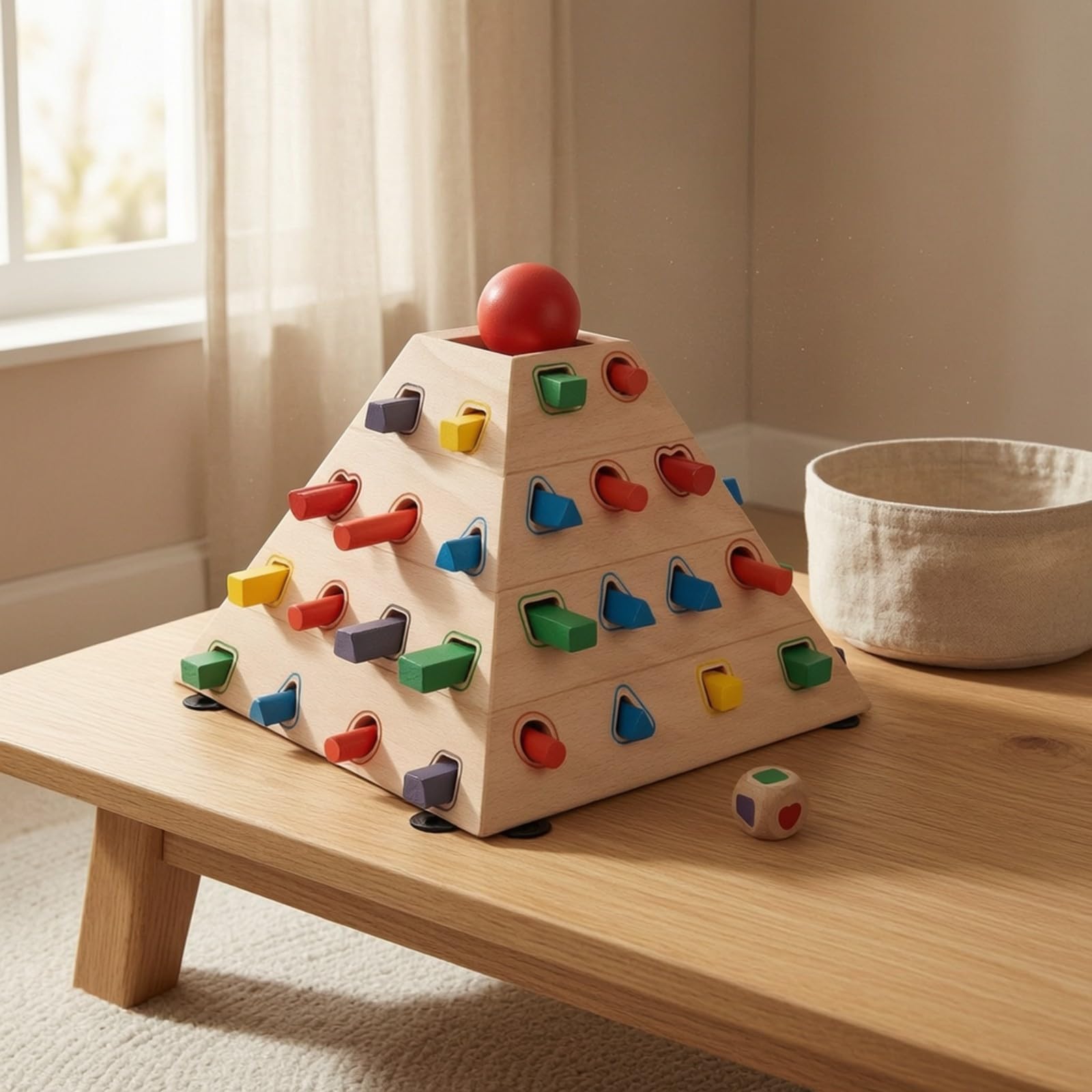 Pyrami Pédagogique Sensoriel Naturel, pr Maternelle, s, Bébés