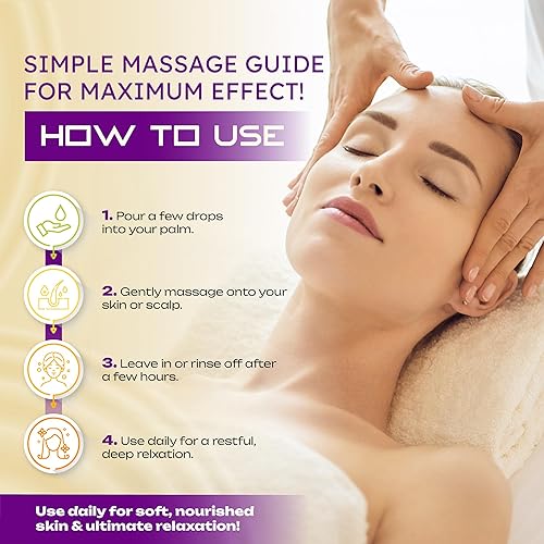 Miniatura 5 de Aceite de masaje con aceites de lavanda y almendras dulces Alivia la tensión muscular, hidrata la piel, promueve la relajación y el bienestar, 3.4