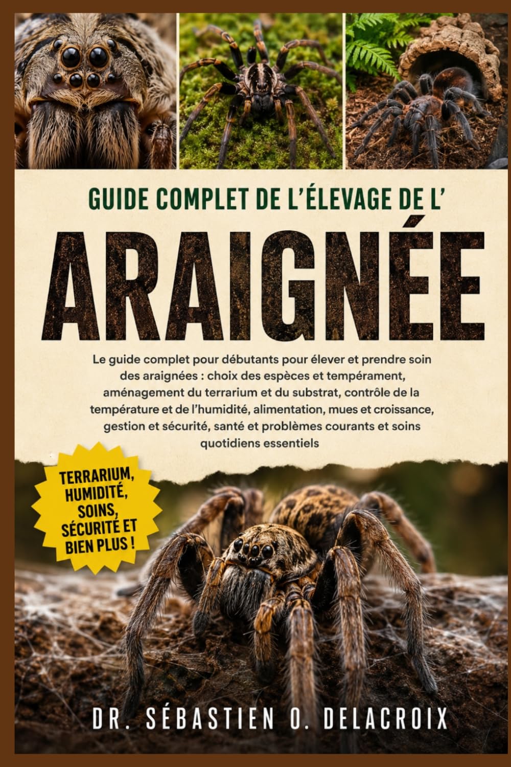 GUIDE COMPLET DE L’ÉLEVAGE DE L’ ARAIGNÉE: Le guide complet pour débutants pour élever et prendre soin des araignées : choix des espèces et.......problèmes courants et soins quotidiens essentiels