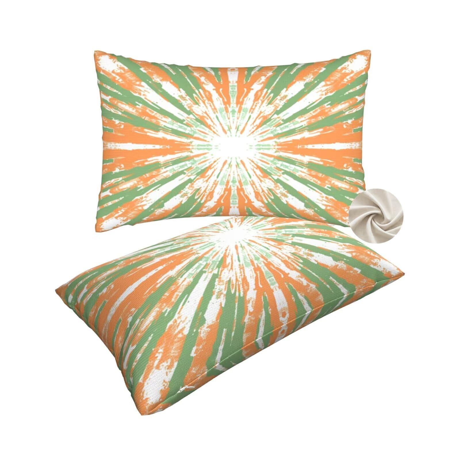 Douce housse de coussin résumé 60x80 cm au style artistique abstrait zt72