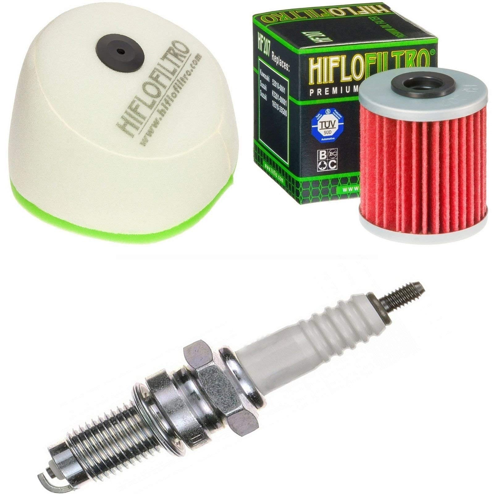 Filtro de aire, filtro de aceite, bujía, para RM-Z 250, año de construcción 2009-2012, kit de mantenimiento
