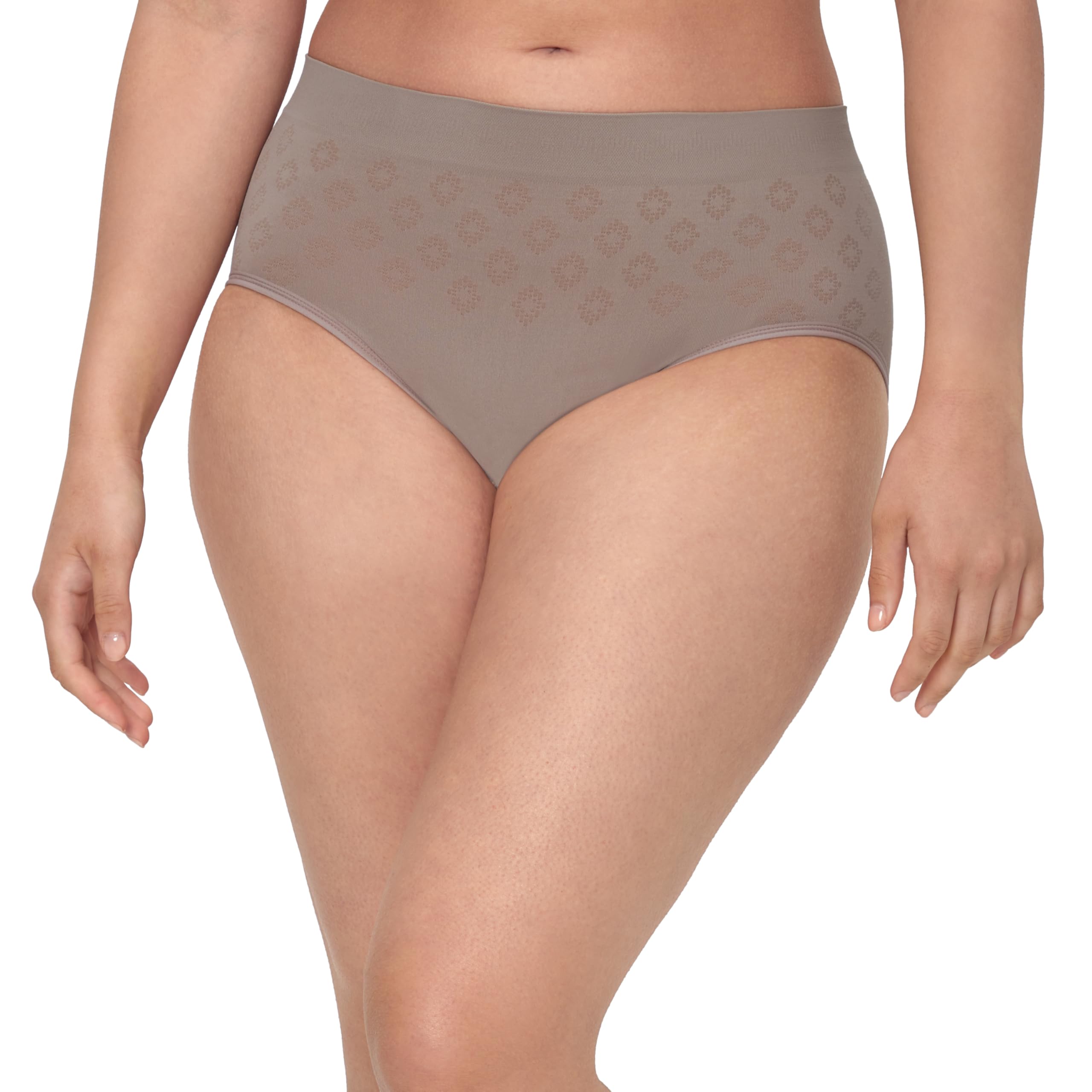 Bali Women's Beautifully Confident Seamless Period Underwear Brief, Light Leaks Protection