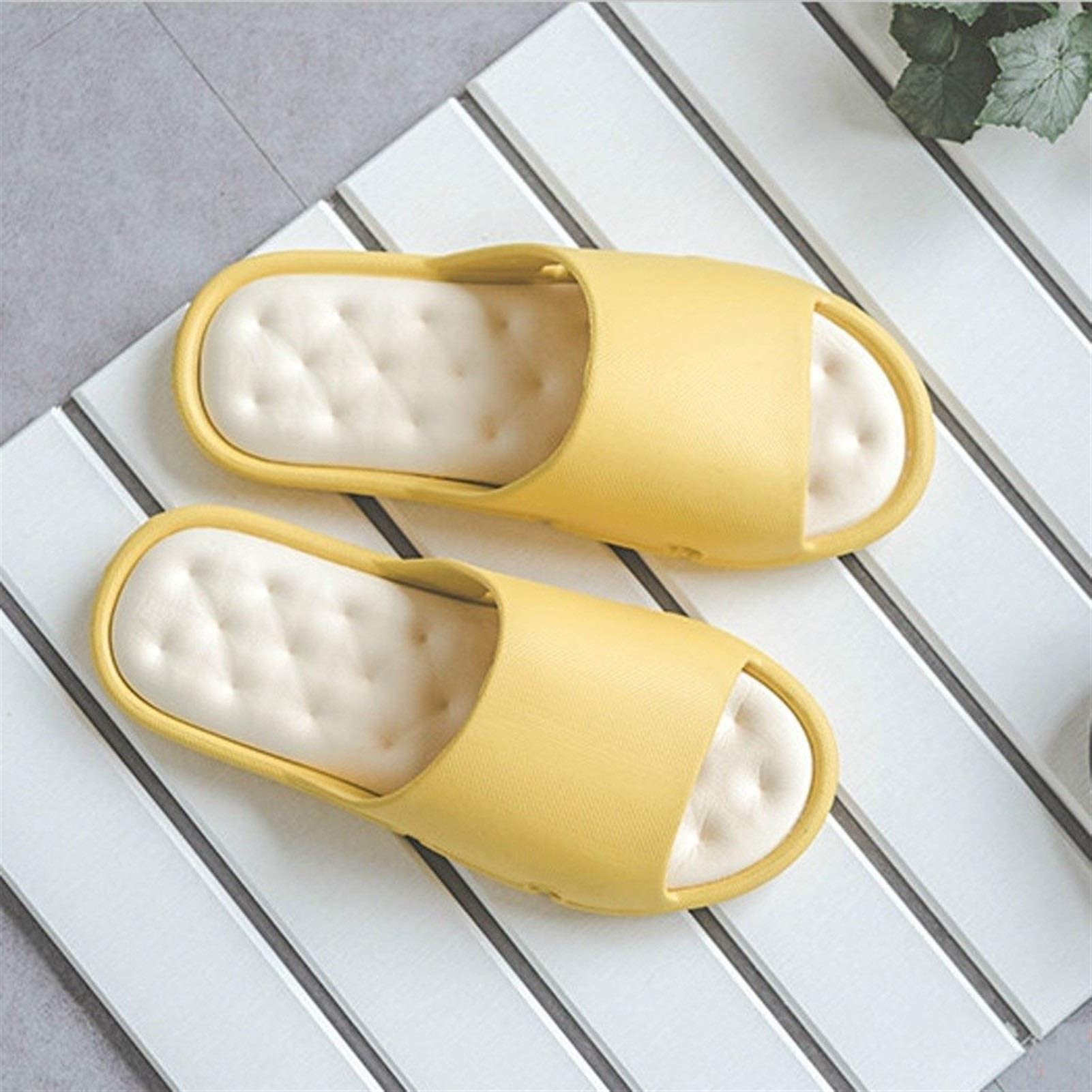 Casa Pantuflas Sandalias Ducha Sandalia de los Deslizadores de Secado rápido Baño Zapatillas Zapatillas Suavemente único Punta Abierta de Zapatillas de casa Zapatos de Playa