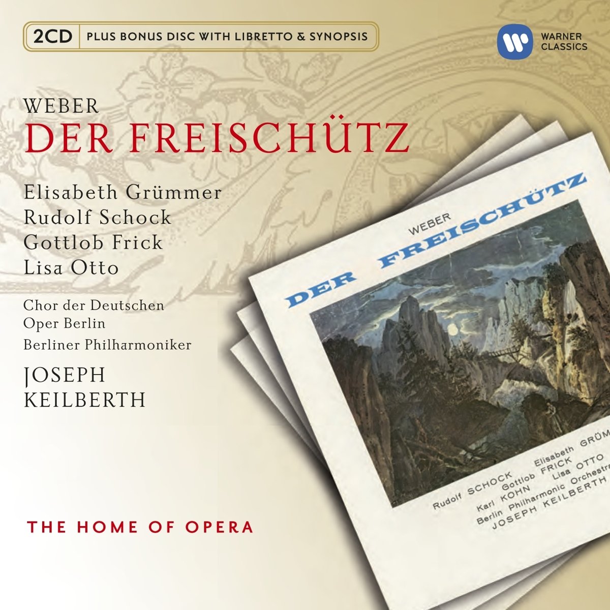Weber: Der Freischütz  Elizabeth Grummer etc Joseph Keilberth 2 CD box set NEW