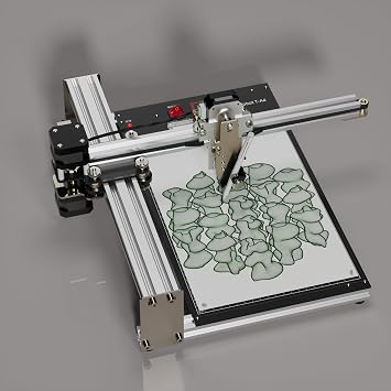Original iDraw 2.0 T-Structure Pen Plotter, XY Plotter, Handwriting Robot Drawing Machine with Baseplate, A4 Working Range, 3 x 42 Stepper Motor, Writing Speed 2x faster than 1.0