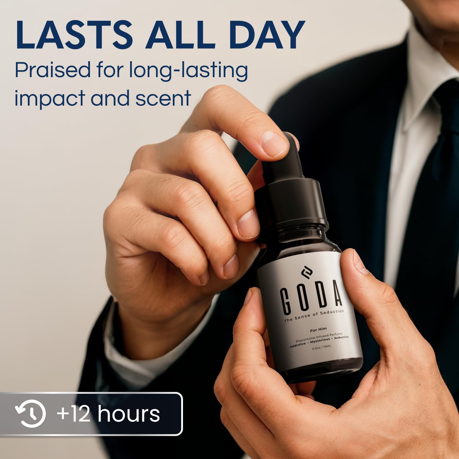GODA For Him Pheromone Perfume for Men - Long-Lasting Men's