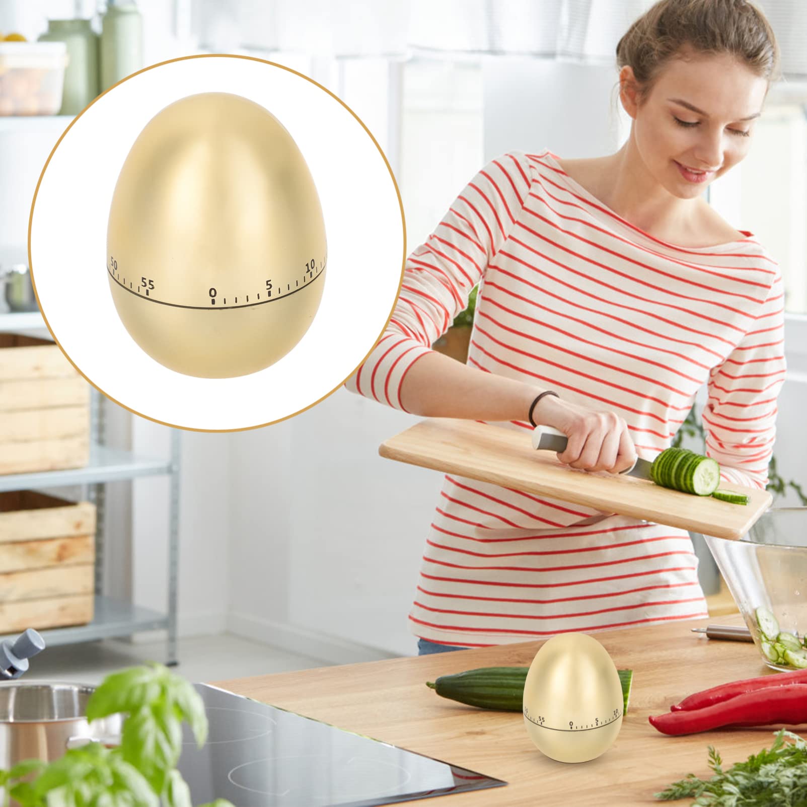 TOPBATHY 5St Küchenuhr rotierende Eieruhr süßer Countdown-Timer the Cook die köchin Kinderzahnbürste Werkzeug mechanische Zeitschaltuhr Schüler-Timer Haushalt Geschenk Halterung Brot Keks