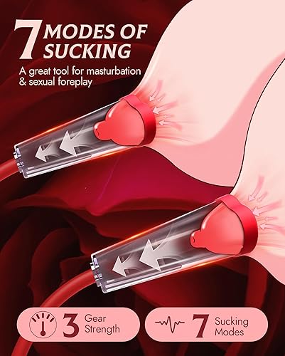 Miniatura 3 de Bomba de Coño Juguetes Sexuales para Adultos - Kit de Juguetes BDSM Succionadores de Pezones Bomba Sexual Vaginal de Vacío Eléctrica con 3 Niveles