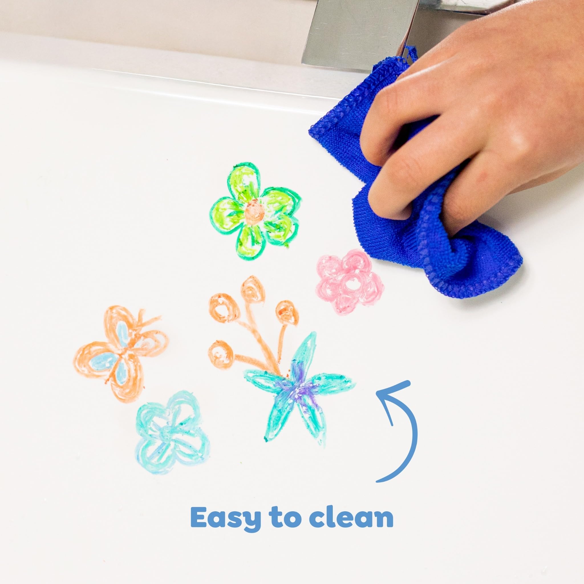 Tiger Tribe Station de crayons de bain, crayons de bain lavables