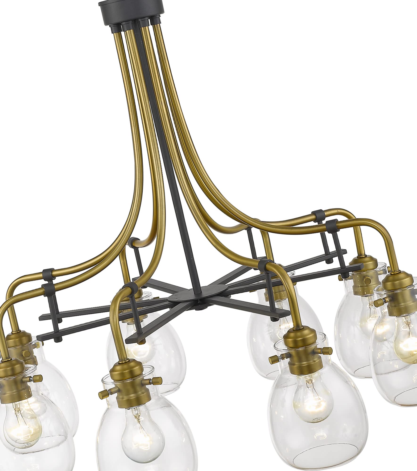 Z-Lite 466-8MB-BN Kraken - 8 Light Chandelier in Industrial