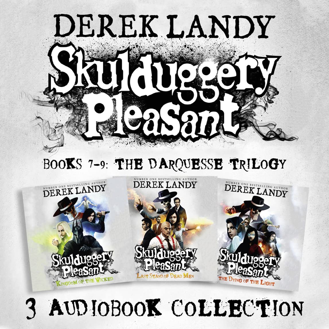 Cover art for Skulduggery Pleasant: Audio Collection Books 7-9: The Darquesse Trilogy