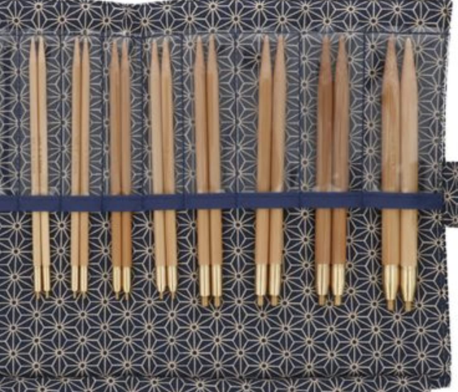 Seeknit KA58910-01 Rundstricknadeln Set, Bamboo, Blau, Standard