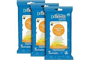 Dr Brown Healthy Nose and Face Natural Baby Wipes