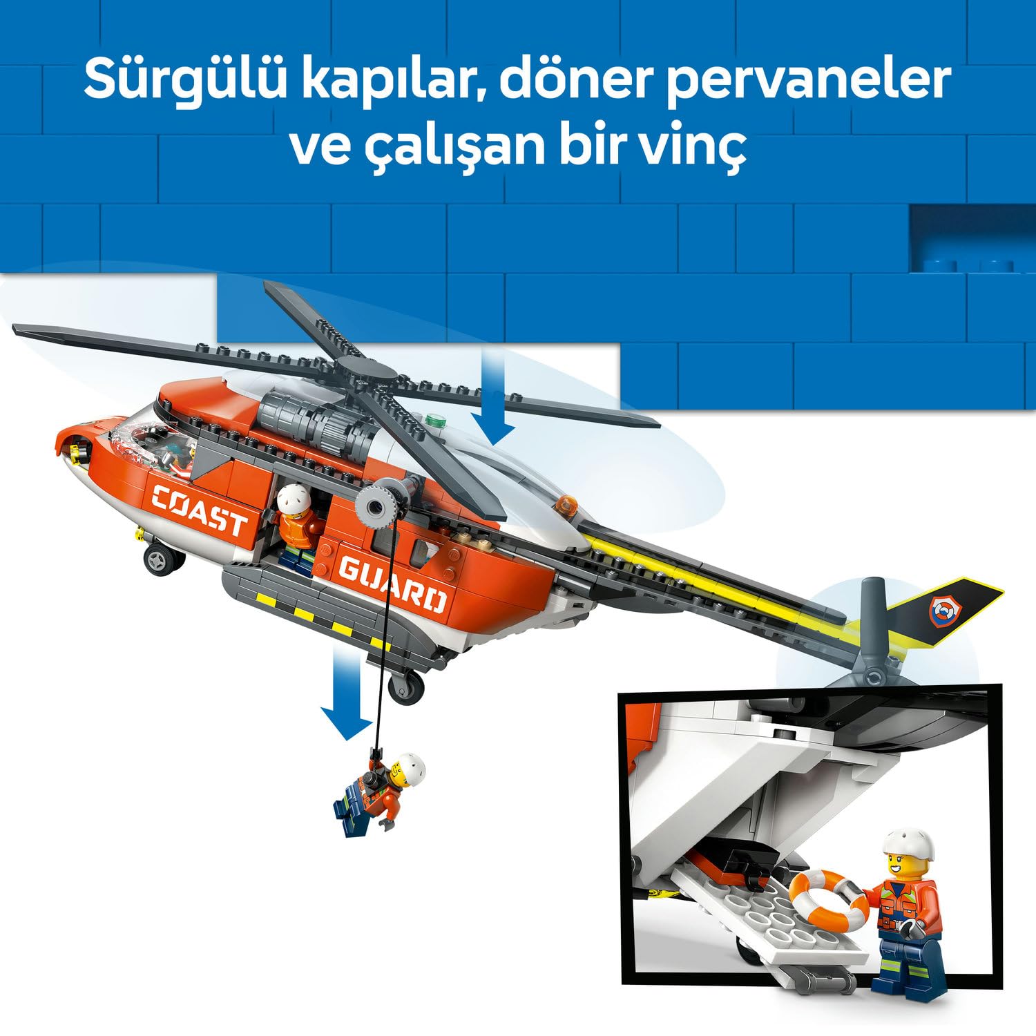 LEGO City Sahil Güvenlik Helikopteri 60503