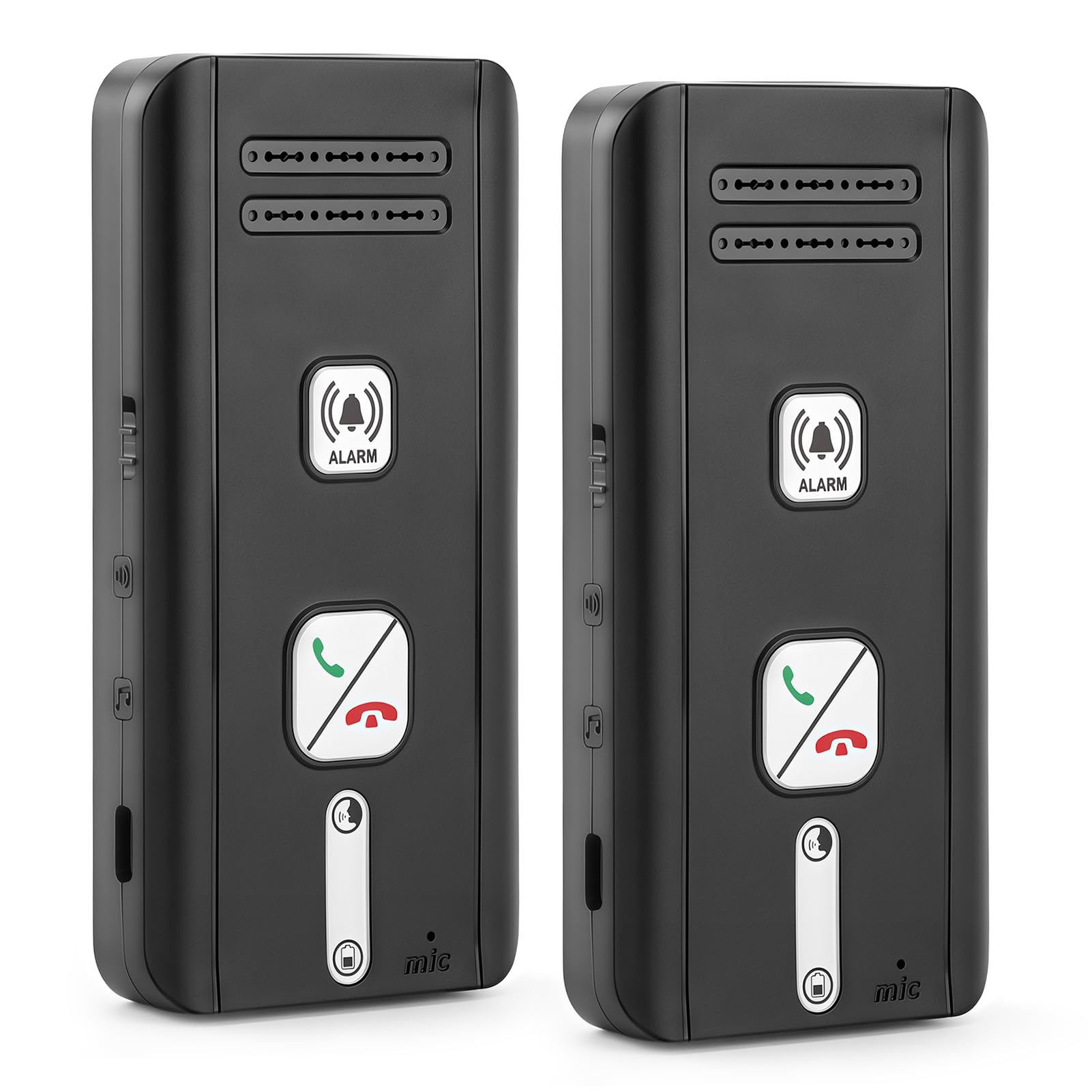 Wireless Intercom Systems for Home, 2 Way Magnetic Radio Full Duplex Communication Interphone Auto Answer Direct Talk Broadcasting 500m Range for Home Hospital Office Classroom (2 Pack)
