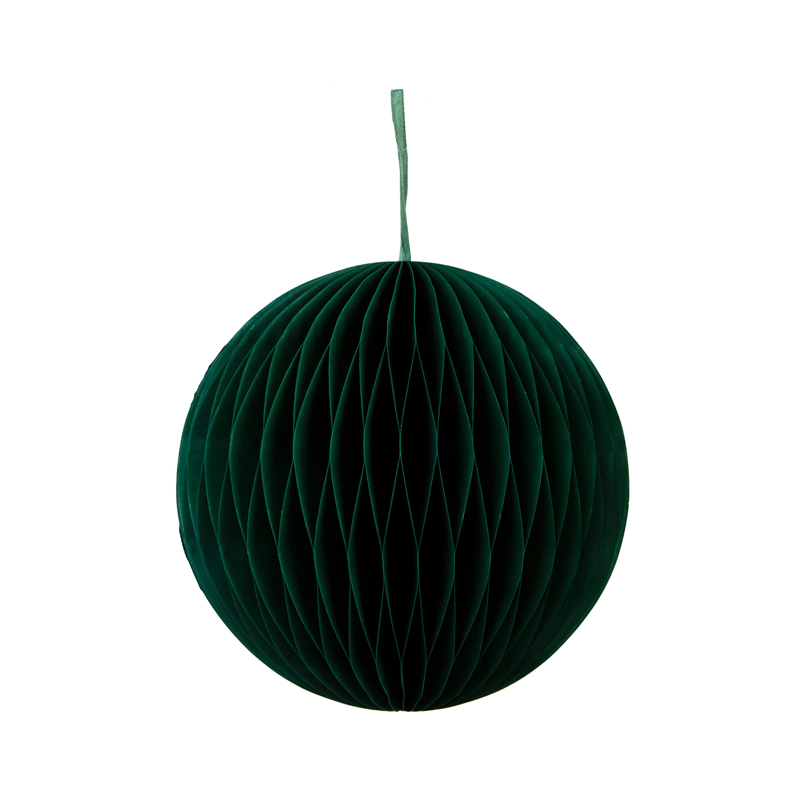 Talking Tables Green Large Dark Honeycomb Decoration For Party | Hanging Christmas Décor, Easy To Assemble For Special Occasions