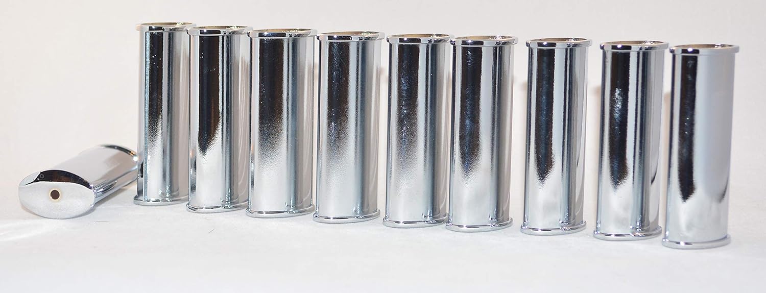 Blank Lighter Cover, Sleeve, or Case for Bic Lighters, Silver (10)