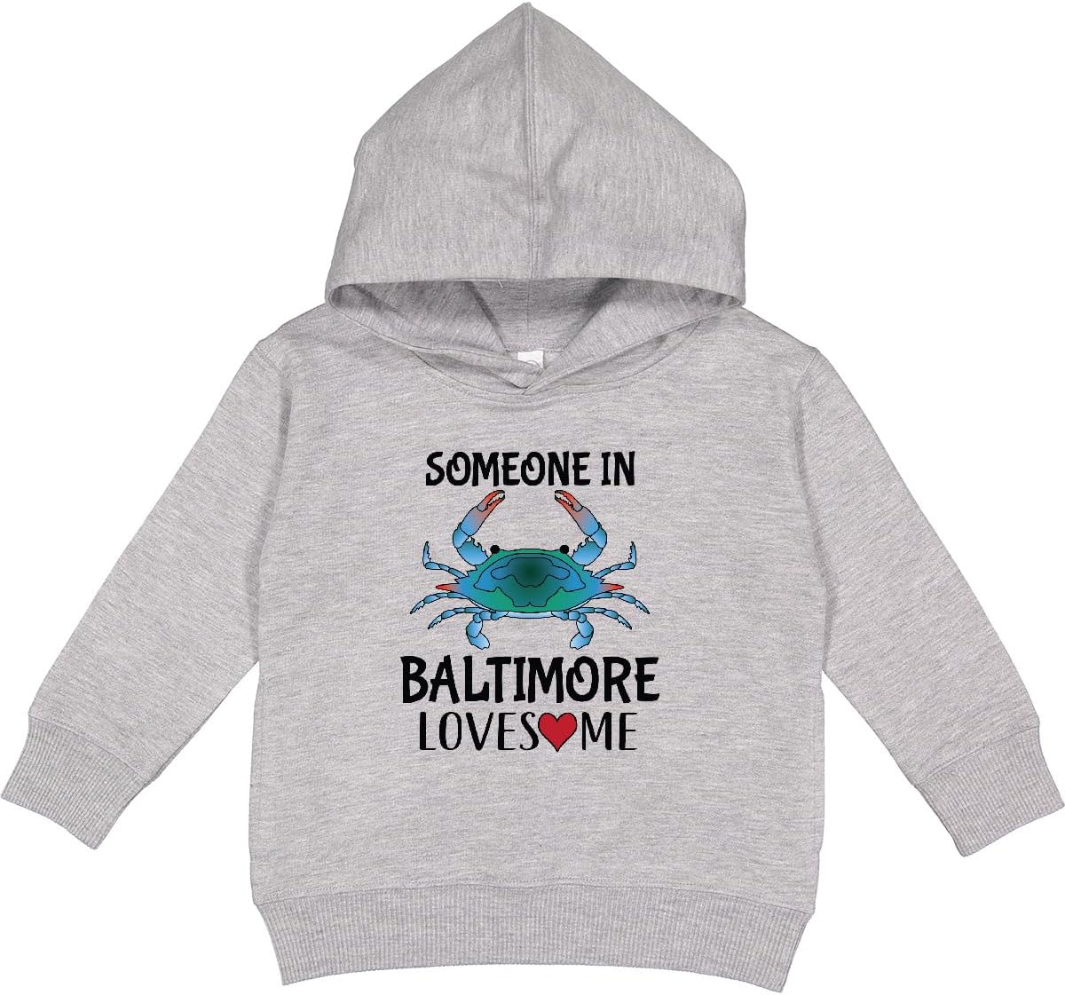 inktastic Someone in Baltimore Loves Me Crab Toddler Hoodie