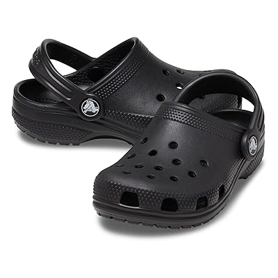 Crocs Kids Classic Clogs (Toddler) Kids Shoes Black