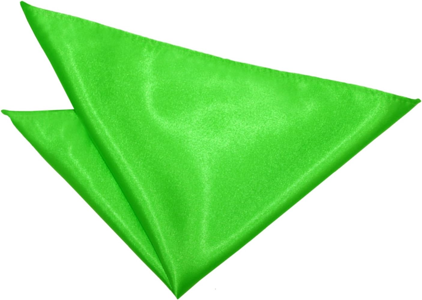 DQTPlain Satin Formal Casual Wedding Handkerchief Pocket Square Hanky