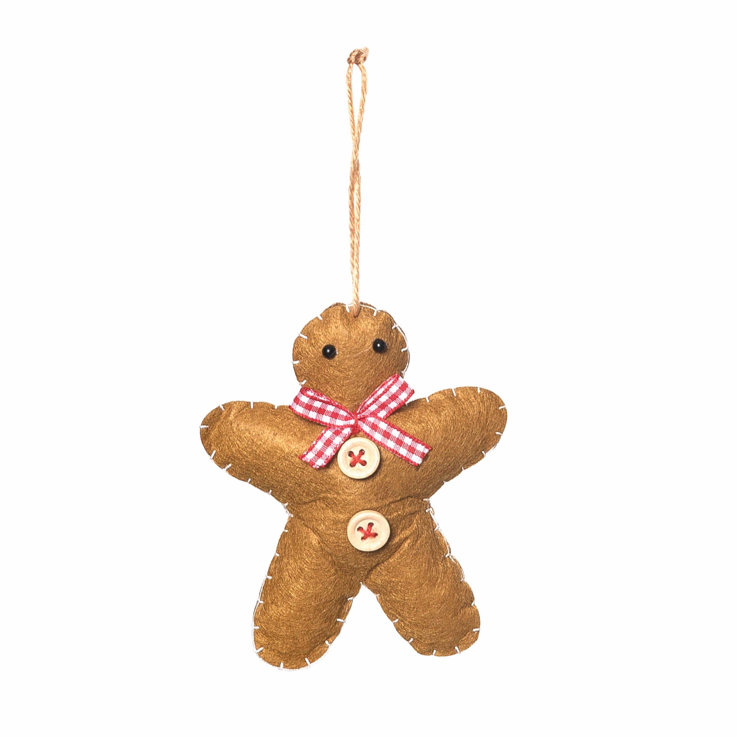 Gallerie II Gingerbread Man Ornament Brown