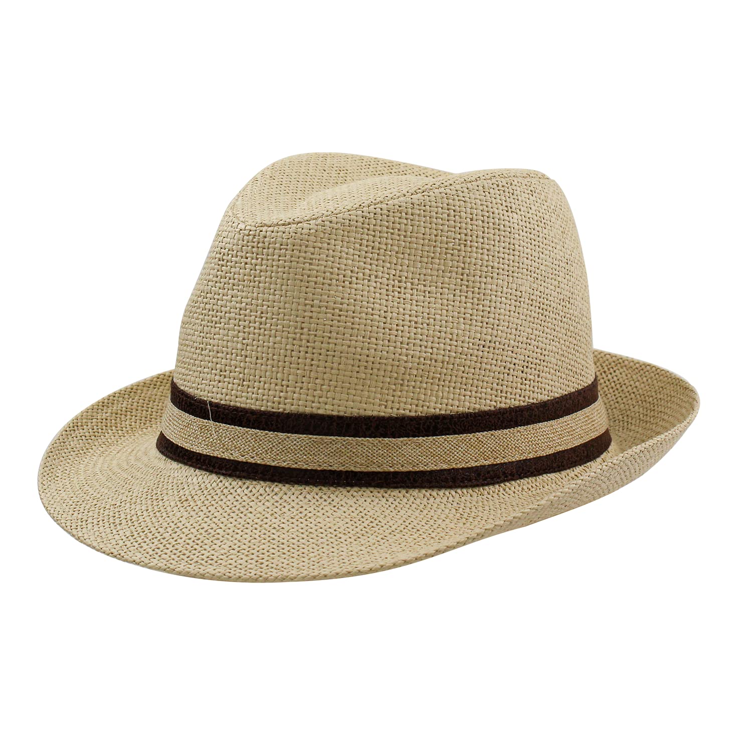 Carnavalife Sombrero Paja Hombre Mujer Fedora Borsalino Trilby Gorra Panamá Verano Playa ala Corta Moda Unisex