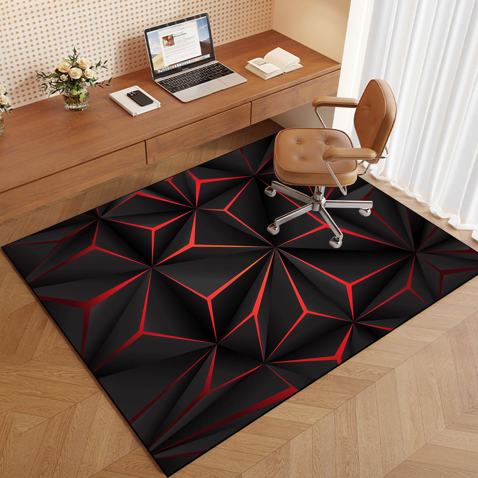 70 x 100 cm Bodenschutzmatten für Hartböden, Boden Schutzmatten Gaming, Mehrzweck-fußbodenschutz, Unterlage Schreibtischstuhl, schreibtischstuhlmatte für Hartböden, Parkett und Fliesen