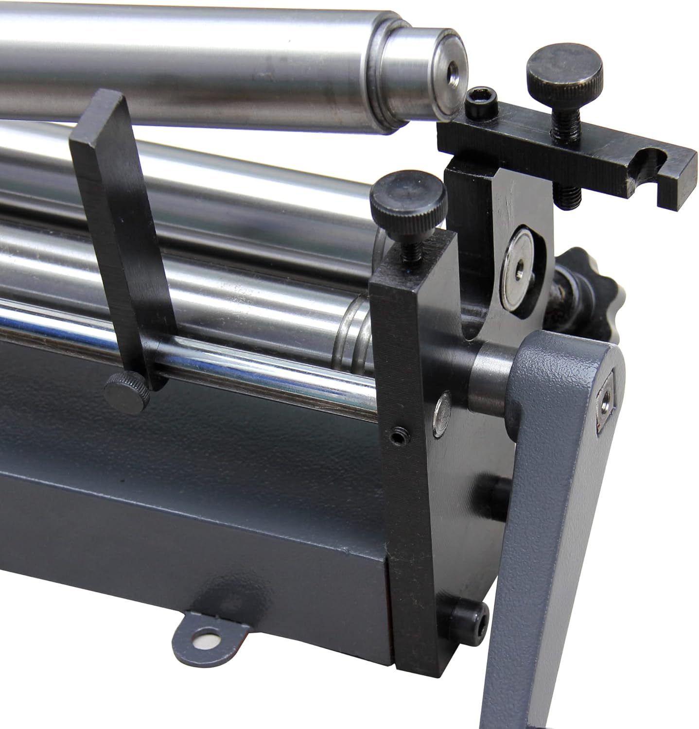 KAKA INDUSTRIAL Slip Roll Machine, 12.6 inch Forming Width in 22 Gauge (0.03 Inch) Capacity Sheet Metal Roller, with a Removable Roller, Slip Roller Bending Machine SJ-320