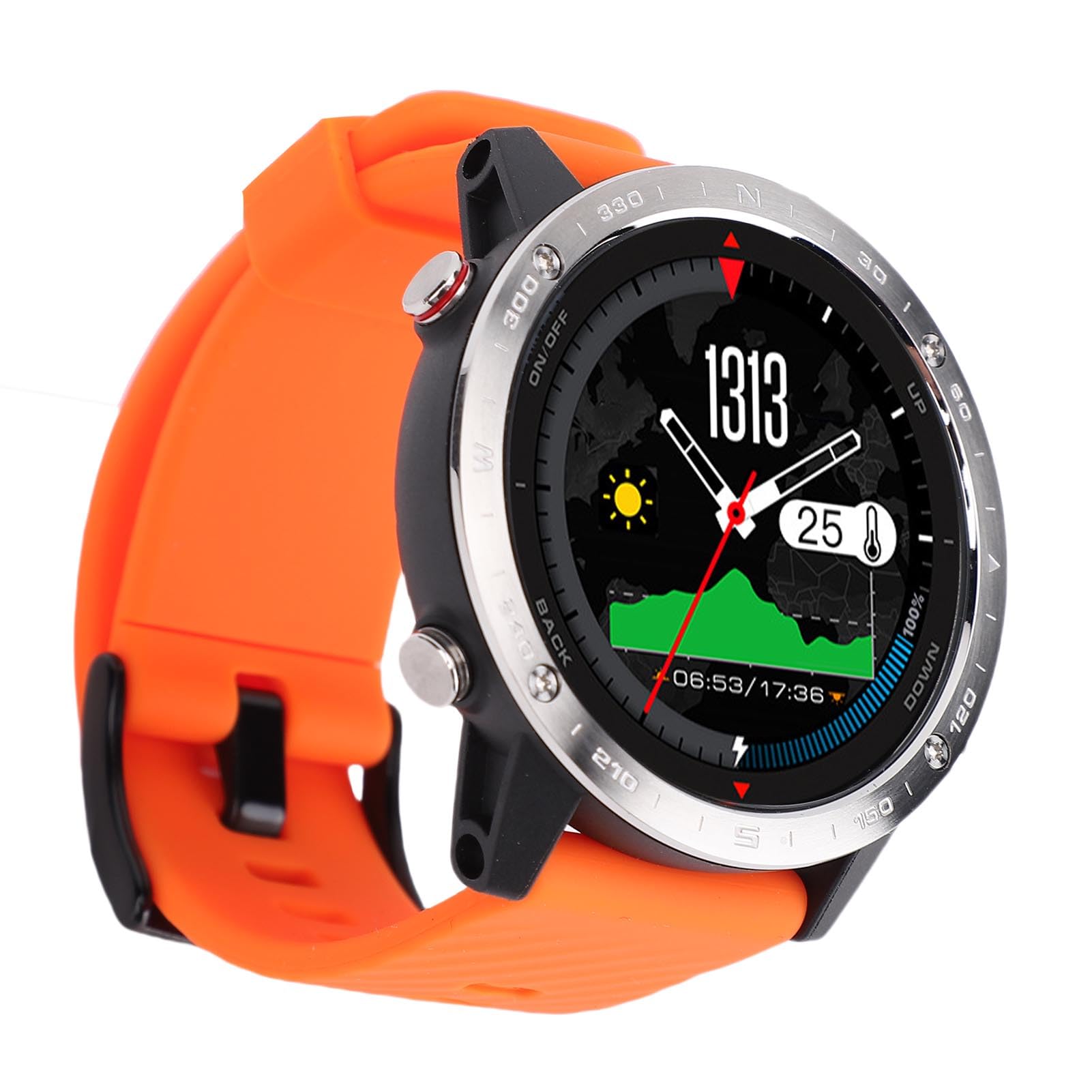 VGEBY Batería de Duración Extendida de 320 Mah, Visualización de Datos de Buceo Precisa, Reloj Inteligente Deportivo de Comodidad y Durabilidad, con Función de Notificación, para Nadar, Bucear