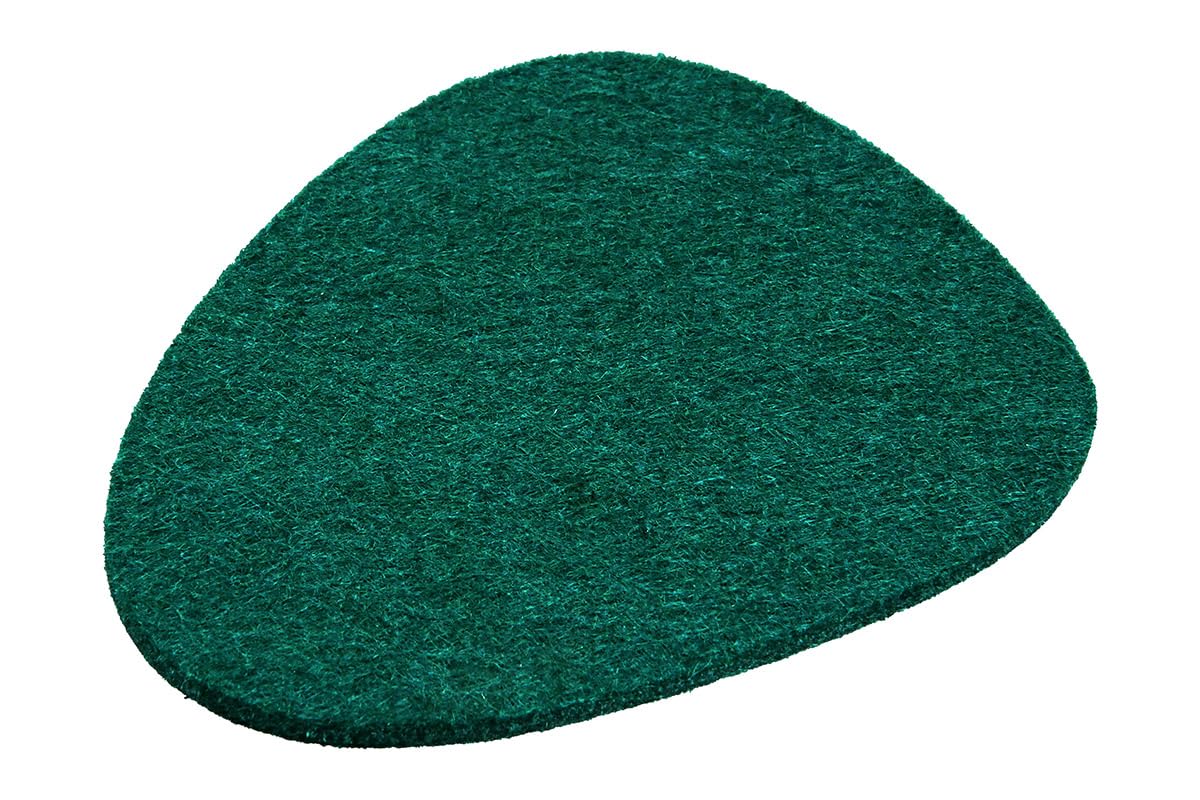 Set de table en feutre vert grand format 45x38 cm antidérapant lot de 8