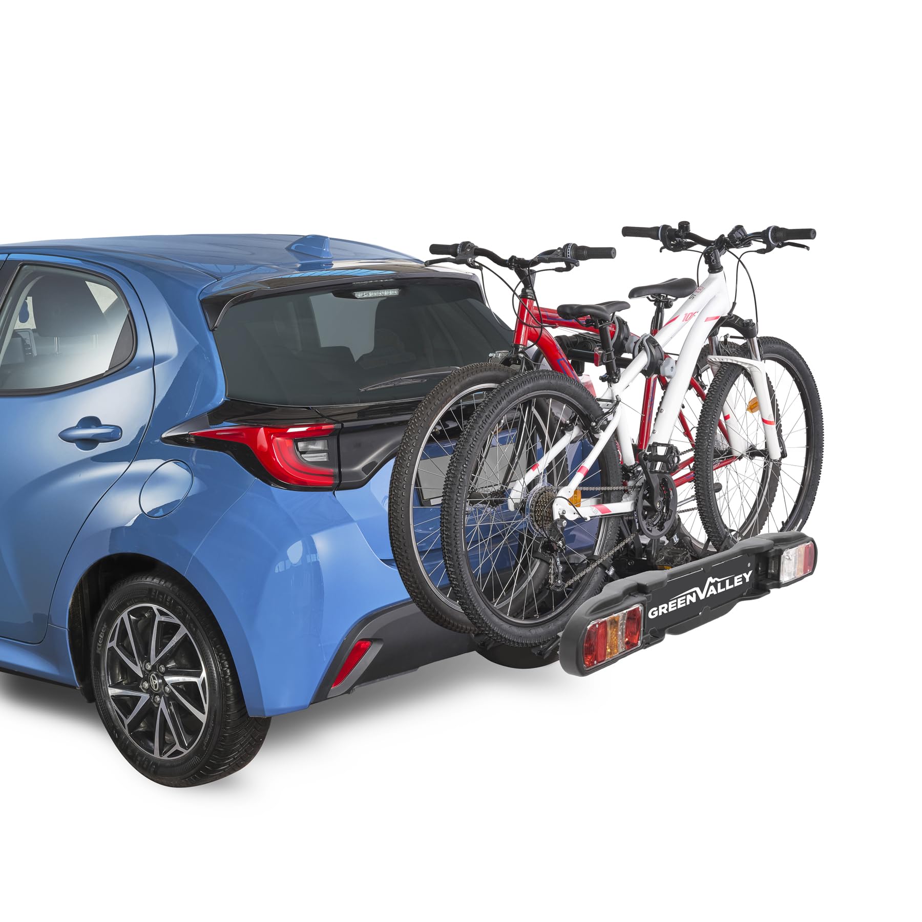 Discovery-2, Complete for 2 Bikes with Folding Plastic Rail